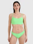 Stroje kąpielowe - 4F Góra od bikini damska - zielona L - miniaturka - grafika 1