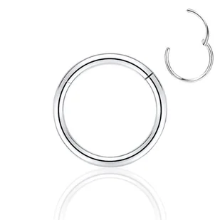 Kolczyk PIERCING Clicker KÓŁKO Kółeczko Helix LOBE Nostril Tytan 0,8/8 - Kolczyki - miniaturka - grafika 1