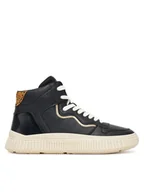 Buty dla dziewczynek - Geox Sneakersy J Laquinny J56M3B 05402 C0531 D Czarny - miniaturka - grafika 1
