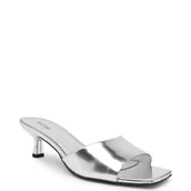 Klapki i japonki damskie - Michael Kors Skórzane klapki AMAL KITTEN - miniaturka - grafika 1