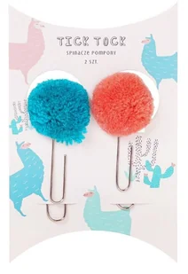 Rozette, Spinacze, POMPONY, 2 Wzory W Zestawie - Spinacze i klipsy do papieru - miniaturka - grafika 1