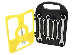 Geko Komplet kluczy z grzechotką 7el 8-19mm G10340 - Klucze i nasadki - miniaturka - grafika 2