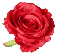 Sztuczne kwiaty - Sztuczne Kwiaty Róża Główka Do Wyrabiania Jak Żywa Duża - miniaturka - grafika 1