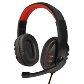 Słuchawki - Art NEMEZIS Czarno-czerwone - miniaturka - grafika 1