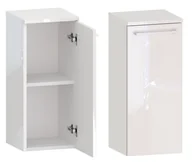 Szafki łazienkowe - Słupek Łazienkowy ROSEN 30 1D D P - Uchwyt Biały - miniaturka - grafika 1