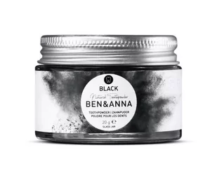 Ben&Anna Ben&Anna Natural Toothpowder naturalny wybielający proszek do zębów z aktywnym węglem 20g - Pasty do zębów - miniaturka - grafika 1