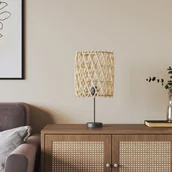 Oprawy, klosze i abażury - vidaXL Klosz do lampy, Ø23x28 cm, wiklina - miniaturka - grafika 1