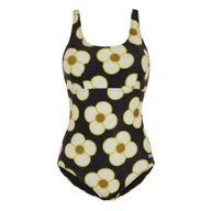 Stroje kąpielowe - Damski Jednoczęściowy Kostium Kąpielowy Orla Kiely Spinning Flower - miniaturka - grafika 1