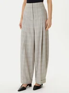 Spodnie damskie - BOSS Spodnie materiałowe Telda1 50553949 Beżowy Oversize - miniaturka - grafika 1