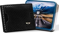 Portfele - Peterson Portfel męski ze skóry naturalnej carbon Peterson NoSize - miniaturka - grafika 1