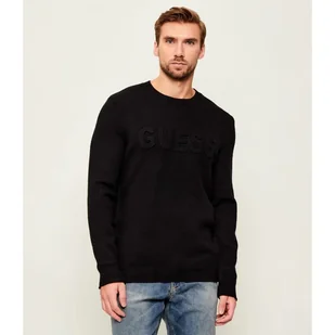 GUESS Sweter Regular Fit - Swetry męskie - miniaturka - grafika 1