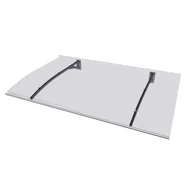 Daszki nad drzwi - Gutta Zadaszenie Swing Secco 150x90x22 cm antracyt - miniaturka - grafika 1