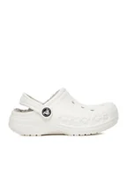 Buty dla dziewczynek - Crocs Klapki C-BAYA LINED CLOG K 207500-11H Biały - miniaturka - grafika 1