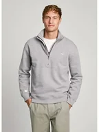 Bluzy męskie - Pepe Jeans Bluza "Solomon" w kolorze szarym - miniaturka - grafika 1
