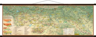 Karpaty Polskie mapa ścienna, 1:260 000, Compass - Mapy i plansze edukacyjne - miniaturka - grafika 1