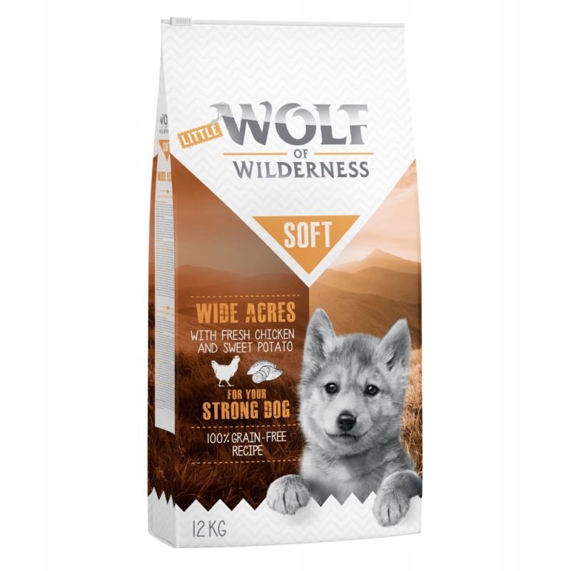 Wolf of Wilderness Junior Soft Wide Acres 12 kg