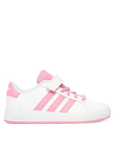 adidas Sneakersy Grand Court 2.0 JQ8002 Biały - Buty dla dziewczynek - miniaturka - grafika 1