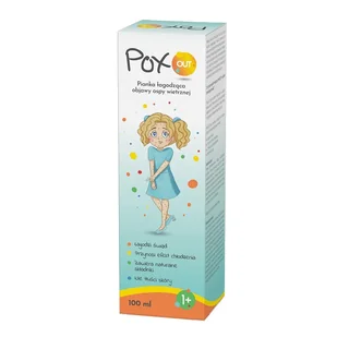 PoxOUT pianka łagodząca objawy ospy wietrznej 100 ml - Problemy skórne - miniaturka - grafika 1