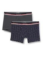 Majtki męskie - Eminence - Zestaw 2 męskich bokserów Made in France, Balon/antracyt, 3XL - miniaturka - grafika 1