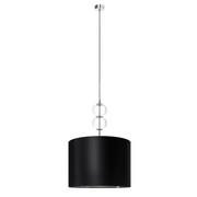 Lampy sufitowe - Kaspa Czarna lampa wisząca ZOE 11125102 okrągły żyrandol do kuchni - miniaturka - grafika 1