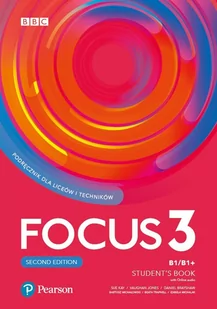 Focus 3. Second Edition. Students Book + kod. Liceum, technikum (Digital Resources + Interactive eBook) - Podręczniki dla liceum - miniaturka - grafika 1