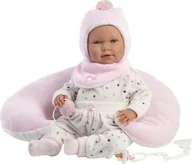Lalki dla dziewczynek - Llorens 17402 Lalka bobas Mimi 42 cm z podusią rogal - miniaturka - grafika 1