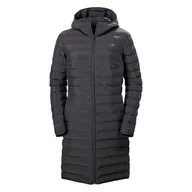 Płaszcze damskie - Damski Płaszcz ocieplany HELLY HANSEN W MONO MATERIAL INSULATOR COAT 53506_990 – Czarny - miniaturka - grafika 1