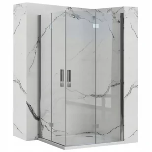 Rea Kabina prysznicowa Rea Molier Chrome Double 80x80 - Kabiny prysznicowe - miniaturka - grafika 1
