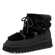 Śniegowce damskie - Tamaris Damskie WL Boot 1-26475-45 śniegowce, czarne, rozmiar 38 EU, czarny, 38 EU - miniaturka - grafika 1