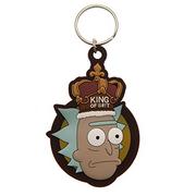 Breloki - Pyramid International Rick and Morty gumowy brelok, zamek błyskawiczny lub zawieszka plecaka (King of Sh*t Design) - oficjalny towar, jeden rozmiar (RK39323C), Mieszany, Jeden rozmiar, Nowoczesny - miniaturka - grafika 1