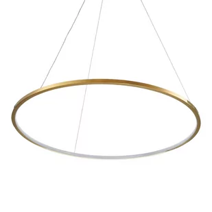 Okrągła lampa zwieszana Circle Slim ST-10112P-D800 LED 19W 3000K do salonu złoto - Lampy sufitowe - miniaturka - grafika 1