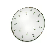 Lampy sufitowe - Kolarz 731.13.4.21 - Lampa sufitowa NONNA 3xE27/60W/230V śr. 50 cm zielona - miniaturka - grafika 1