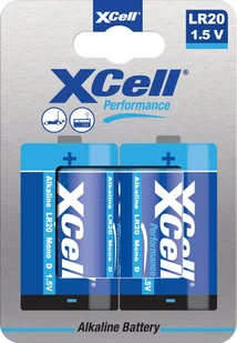 XCell Batterie Performance Alkaline LR20 Mono D 2St. - Baterie i akcesoria - miniaturka - grafika 1