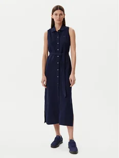 Lacoste Sukienka koszulowa EF1107 Granatowy Regular Fit - Sukienki - miniaturka - grafika 1