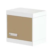 Meble kosmetyczne - LABOR W-50 Szafka wisząca Rodzaj płyty: Płyta Laminowana, Front Fornir - miniaturka - grafika 1