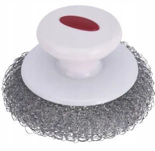 Druciak metalowy z uchwytem do czyszczenia grilla, 2 sztuki - Akcesoria do grilla - miniaturka - grafika 1