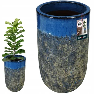 DONICA CERAMICZNA Ø 26 CM DONICZKA MROZOODPORNA GRANATOWA ODPŁYW WODY TARAS - Donice DONICA CERAMICZNA Ø 26 CM DONICZKA MROZOODPORNA GRANATOWA ODPŁYW WODY TARAS - Donice - miniaturka - grafika 1