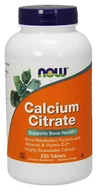 Witaminy i minerały - Now Foods NOW Calcium Citrate 250tabs - miniaturka - grafika 1