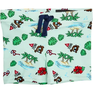 Guess Szorty kąpielowe Regular Fit - Spodnie i spodenki dla chłopców - miniaturka - grafika 1