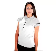 Koszule damskie - LEGEA Damska koszula polo Sud Silver, Bianco, M - miniaturka - grafika 1