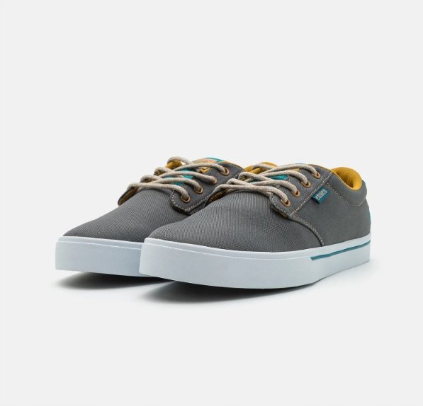 ETNIES JAMESON TRAMPKI MĘSKIE SZARE Z LOGO 46 Ż6Q