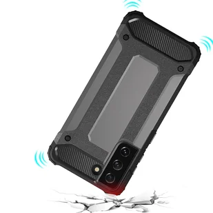 Hybrid Armor etui do Samsung Galaxy S23 Ultra pancerny hybrydowy pokrowiec czarne - Etui i futerały do telefonów - miniaturka - grafika 8