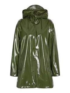 Noisy may Damski płaszcz przeciwdeszczowy NMSKY L/S A-LINE Vinyl Coat NOOS, zielony Kombu, L, Kombu Green, L - Płaszcze damskie - miniaturka - grafika 1