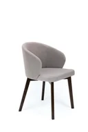 Krzesła - Flavio 5 krzesło tapicerowane nogi kolor orzech tkanina do wyboru - miniaturka - grafika 1