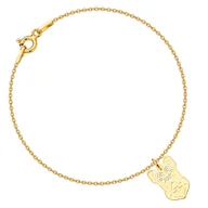 Bransoletki - MYNESS Bransoletka z pieskiem buldogiem francuskim /1820/ - miniaturka - grafika 1