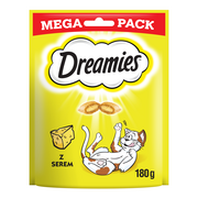 Dreamies Mega Pack 180g przysmak dla kota z serem 25446-uniw
