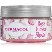 Peelingi do ciała - Dermacol Flower Shower Body Peeling peeling do ciała Rose 200g - miniaturka - grafika 1