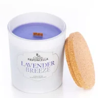 Świece - Świeczka sojowa Lavender Breeze biała 135 g - miniaturka - grafika 1