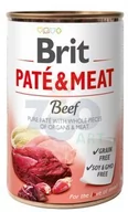 Mokra karma dla psów - Brit PATE & MEAT BEEF 400g - miniaturka - grafika 1