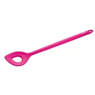 Pozostałe akcesoria kuchenne - Łyżka Z Otworem Kuchenprofi Trend, Silikon, 30,5 Cm, Różowa - miniaturka - grafika 1